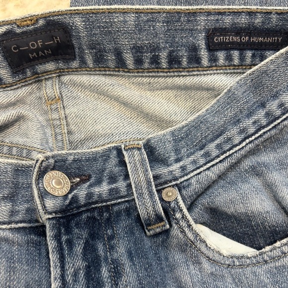 Citizens of Humanity Gage Straight Leg Jeans Mens 30x32 Blue Cotton Blend - Picture 4 of 7